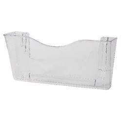 Deflecto wandmontierbarer Prospektständer Polystyrol 380 x 105 x 180mm DIN A4 Transparent Produktbild