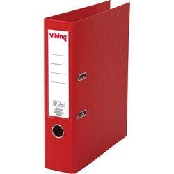 Viking Ordner DIN A4 75 mm Rot 2 Ringe Pappkarton, PP (Polypropylen) Matt Hochformat Produktbild