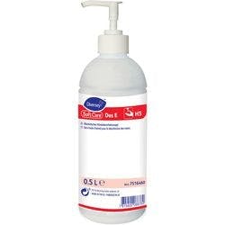 Diversey Handdesinfektionsmittel Soft Care Des E Flüssig Weiß 10 Stück à 500 ml Produktbild