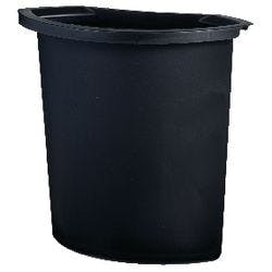 helit Nasseinsatz für Papierkörbe Polyethylen Schwarz 15 x 31,5 x 29,5 cm Produktbild