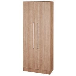 Hammerbacher Schrank Melaminharzbeschichtete Spanplatte 4 Fachböden 800 x 420 x 2.004 mm Walnuss Braun Produktbild