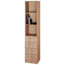 Hammerbacher Matrix Melaminharzbeschichtete Spanplatte Schrank 2 Fachböden 406 x 420 x 2.004 mm Braun Walnuss Produktbild