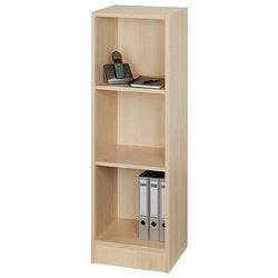Hammerbacher Melaminharzbeschichtete Spanplatte Regal 4 Fachböden 406 x 400 x 1.270 mm Braun Ahorn Produktbild