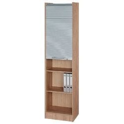 Hammerbacher Rollladenschrank Braun, Silber 500 x 400 x 2.004 mm Produktbild