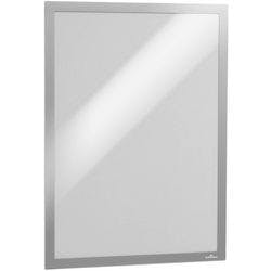 DURABLE DURAFRAME DIN A3 Inforahmen Selbstklebend, Magnetisch Silber Hartfolie 487323 32,5 (B) x 0,4 (T) x 44,8 (H) cm 2 Stück Produktbild