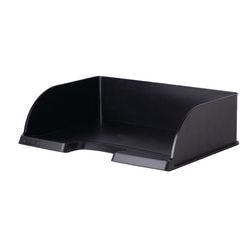 Leitz Briefablage Jumbo quer Polystyrol Schwarz 36,3 x 27,3 x 10,3 cm Produktbild