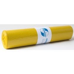 DEISS LDPE Premium Mittlere Belastung Müllsäcke 120 L  Gelb PE (Polyethylen) 60 Mikron 25 Stück Produktbild