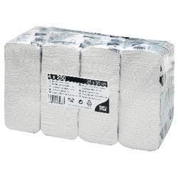 PAPSTAR Servietten 1-lagig Zellstoff Weiß 30 cm 4 Stück à 250 Stück Produktbild