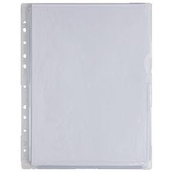 Viking Prospekthüllen DIN A4 Glasklar Transparent 200 Mikron PP (Polypropylen) Oben und rechts 11 Löcher 10 Stück Produktbild