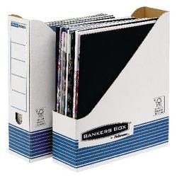 Bankers Box Stehsammler Weiß 311 (H) x 78 (B) x 258 (T) mm 10 Stück Produktbild