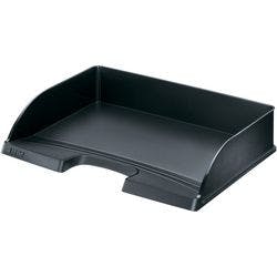 Leitz Plus Briefablage 5218 Quer DIN A4 Schwarz 36,3 x 27,3 x 7 cm Produktbild