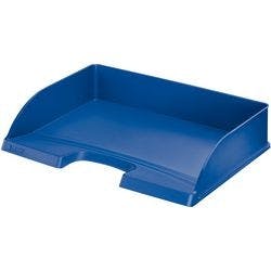 Leitz Plus Briefablage 5218 Quer DIN A4 Blau 36,3 x 27,3 x 7 cm Produktbild