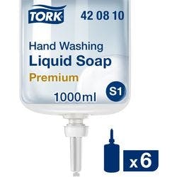 Tork Flüssigseife Transparent 420810 6 S1 Flaschen à 1 L Produktbild