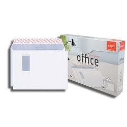 Elco Büro C4 Abziehstreifen Briefumschläge Weiß 324 (B) x 229 (H) mm Mit Fenster 120 g/m² 50 Stück Produktbild