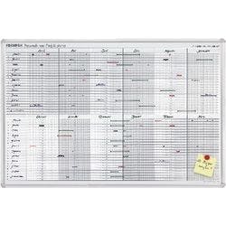 Franken Urlaubsplaner JK 710 bis 48 Positionen Weiß, Silber 90 x 60 cm Produktbild