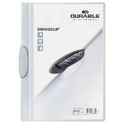 DURABLE Klemmmappe Swingclip DIN A4 Weiß Produktbild