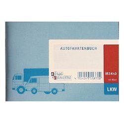 König & Ebhardt Fahrtenbuch 953K40 Hellblau 14,8 x 10,5 cm 40 Produktbild