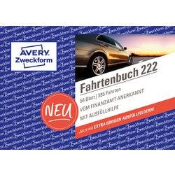 AVERY Zweckform Fahrtenbuch 222 DIN A6 quer Perforiert N/A 40 Blatt Produktbild