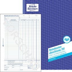 AVERY Zweckform Reisekostenabrechnung 741 DIN A4 Perforiert N/A 50 Blatt Produktbild