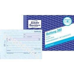 AVERY Zweckform Quittungsformulare 300 DIN A6 quer Perforiert N/A 50 Blatt Produktbild