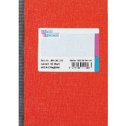 König & Ebhardt Geschäftsbuch DIN A6 Kariert 70 g/m² Rot 96 Blatt Produktbild