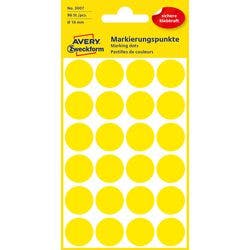 AVERY Zweckform Markierungspunkte 3007 Selbsthaftend Gelb 4 Blatt à 24 Etiketten Produktbild