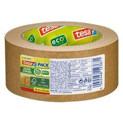 tesa Verpackungsklebeband tesapack Paper Strong Braun 50 mm (B) x 50 m (L) Papier Produktbild