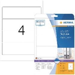 HERMA 5123 Ordneretiketten A4 59 x 192 mm Weiß 100 Stück Produktbild Print Hauptbild L