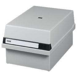HAN Tischkarteikasten DIN A5 1300 Karten Lichtgrau 23,5 x 36 x 19 cm Produktbild