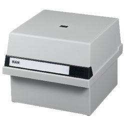 HAN Tischkarteikasten 965-11 A5 800 Karten Lichtgrau 23,5 x 25 x 19 cm Produktbild