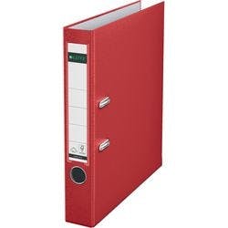 Leitz 180° Ordner DIN A4 52 mm Rot 2 Ringe 1015 PP (Polypropylen) Glatt Hochformat Produktbild