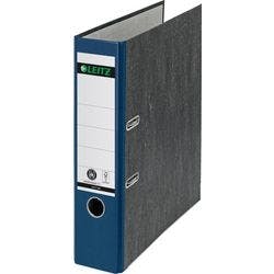 Leitz 180° Ordner DIN A4 82 mm Blau 2 Ringe 1080 Pappkarton Wolkenmarmor Hochformat Produktbild