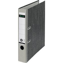 Leitz 180° Ordner DIN A4 52 mm Grau 2 Ringe 1050 Pappkarton Wolkenmarmor Hochformat Produktbild