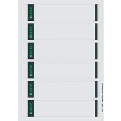 Leitz PC-beschriftbare Selbstklebende Rückenschilder 1686 Für Leitz 1050 Qualitäts-Ordner Hellgrau 39 x 192 mm 150 Stück Produktbild