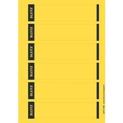 Leitz PC-beschriftbare Selbstklebende Rückenschilder 1686 Für Leitz 1050 Qualitäts-Ordner Gelb 39 x 192 mm 150 Stück Produktbild