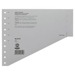 Leitz 1 bis 15 Register DIN A4 Überbreite Grau 15-teilig Pappkarton 10 Löcher 1651 100 Stück Produktbild