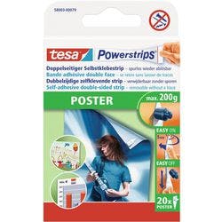 Klebestreifen tesa Powerstrips 20 Stück Produktbild