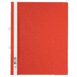 DURABLE ClearView Schnellhefter 258003 DIN A4+ PVC (Polyvinylchlorid) 24,3 (B) x 0,2 (T) x 31 (H) cm Rot Produktbild