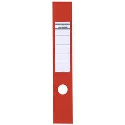 DURABLE ORDOFIX Selbstklebende Ordneretiketten 60 x 390 mm Rot 10 Stück Produktbild
