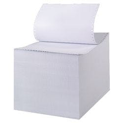 Niceday Computer-Endlospapier DIN A4 Perforiert 80 g/m² Weiß 2000 Blatt Produktbild