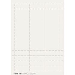 Leitz Beschriftungsschildschen 1900-00-01 Weiß 60 x 208 mm 25 Stück Produktbild