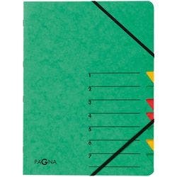 PAGNA Easy Ordnungsmappe 24061-03 DIN A4 Karton Gummiband 24 (B) x 0,4 (T) x 32 (H) cm Grün Produktbild