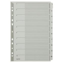 Leitz Register 4324 DIN A4 Weiß 10-teilig Perforiert Karton 1 bis 10 Produktbild