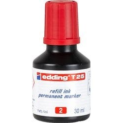 edding Nachfülltinte T25 Rot 30 ml Produktbild