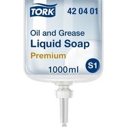 Tork Flüssigseife für Öle und Fette Flüssig S1 Transparent 420401 1 L Produktbild