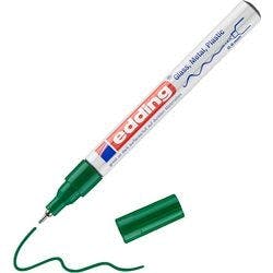 edding 780 Permanent Lackmarker Grün Extra Fein Nadelspitze  - 0,8 mm  Wasserbeständig Produktbild