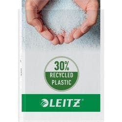 Leitz Prospekthüllen DIN A4 Genarbt Transparent 90 Mikron PP (Polypropylen) Oben und links 11 Löcher Produktbild