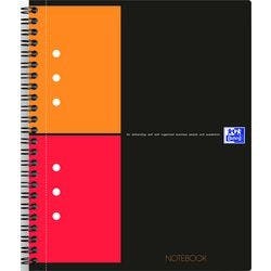 OXFORD International A5+ Drahtgebunden Farbig Pappcover Notizbuch Kariert 80 Blatt Produktbild