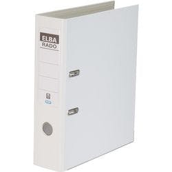 ELBA Rado Plast Ordner DIN A4 80 mm Weiß 2 Ringe Rado Plast PVC (Polyvinylchlorid) Hochformat Produktbild