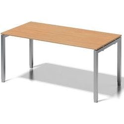 Bisley Cito Höhenverstellbar Schreibtisch Buche 4 Metallfüße 1.600 (B) x 800 (T) x 740 (H) mm MFC (Melaminbeschichtete Spanplatte), Stahl Produktbild